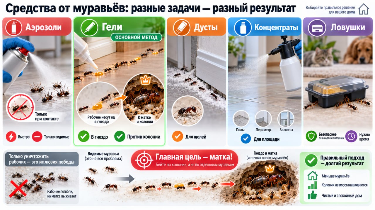 Готовые инсектицидные средства для самостоятельного уничтожения